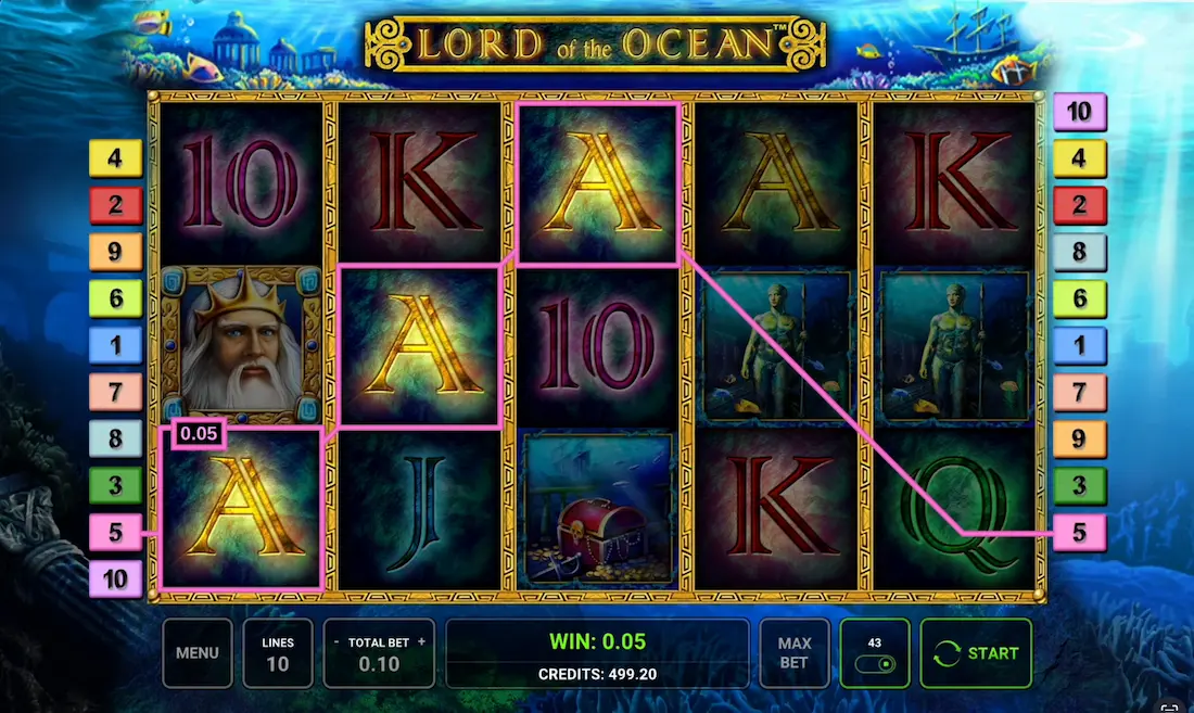Big Win in Lord of the Ocean